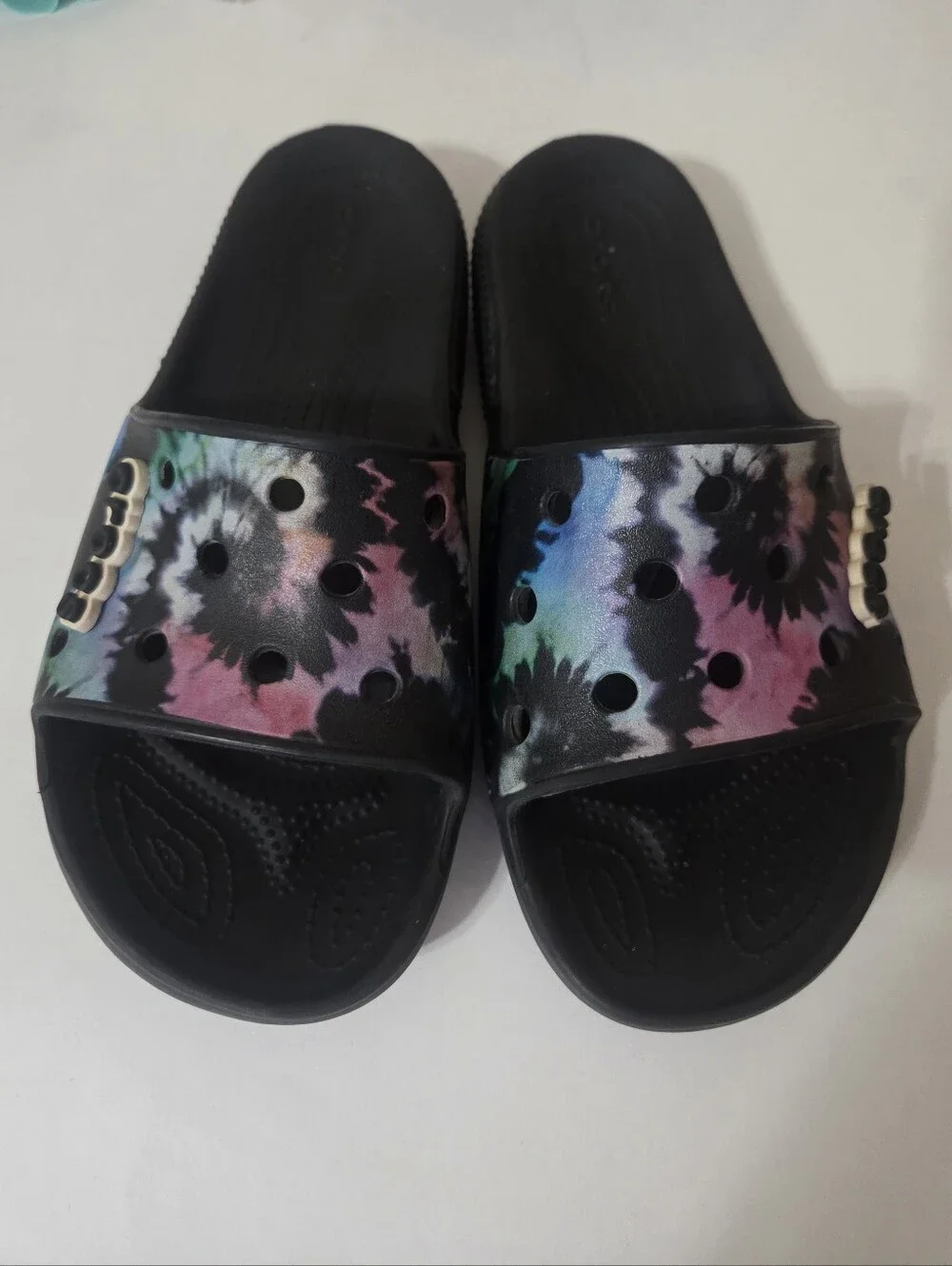 Women's Tie-Dye Croc Slides